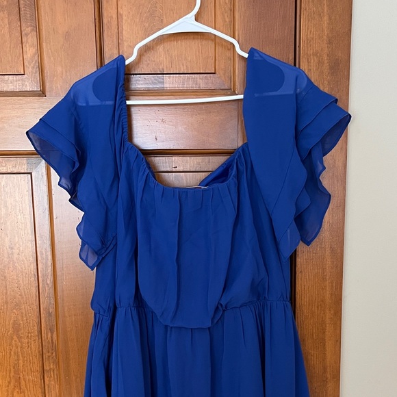 JJs House Royal Blue Maxi Dress wedding - Picture 4 of 9